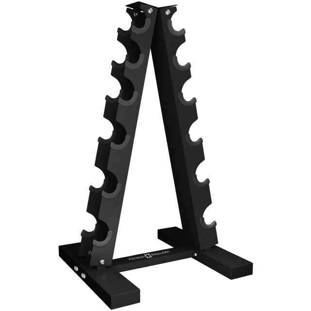Fitness Republic Neoprene Dumbbells Weight Storage Rack 2.0 MM Thick Steel Rack Stand Only (6