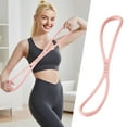 thumbnail image 1 of Fitness Resistance Band - 15 LB Silicone Exercise Band with Handles for Home Workouts, 1 of 3