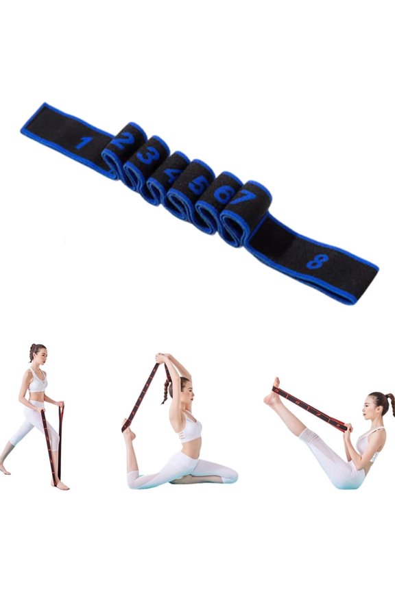 Fitness Resistance Band, 35.4In Loop Resistance Bands with Adjustable Elastic Multi-Loop Design for Leg Glute Arm Workout, Pilates, Dance and Home Exercise.