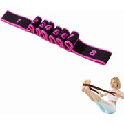 Fitness Resistance Band, 35.4In Multi-Loop Adjustable Elastic Exercise Bands for Full Body, Leg, Glute and Arm Workout, Pilates, Home Fitness and Fascia Stretching.