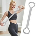 thumbnail image 1 of Resistance Band with Handles 15 LB Silicone Exercise Stretch Band for Home Workout Fitness Yoga Strength Training, 1 of 4