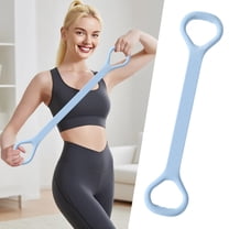 Fitness & Yoga Resistance Band 15 LB Silicone Exercise Band With Handles for Home Workouts and Strength Training