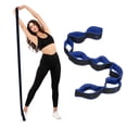 thumbnail image 1 of Fitness Resistance Bands, 8-Section Number Stretch Resistance Band, Elastic Stretch Strap with Handles Sapphire Blue - Fitting for (Full Body Training/Yoga), 1 of 7