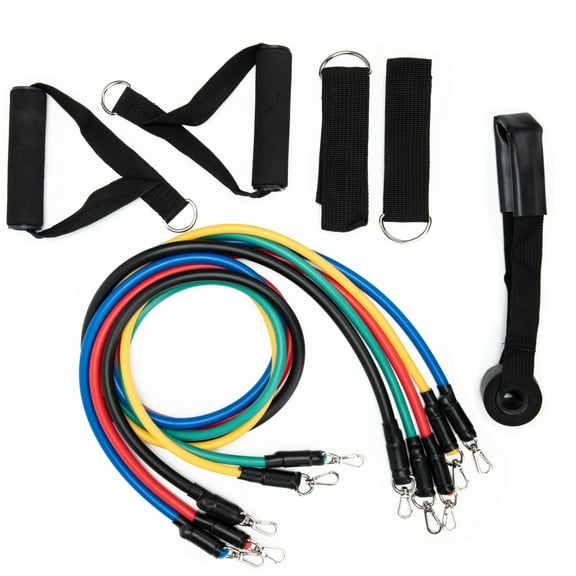 Fitness Resistance Bands Set Pull Rope Set for Fitness Strength Training 11 Pack Suitable for Any Fitness Level for Resistance Training, Home Workouts