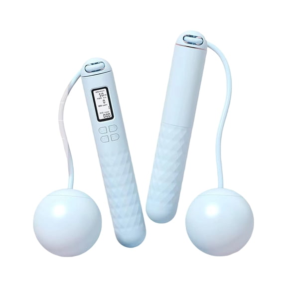Fitness Skipping Rope with Counter Electronic Counting Jumping Rope Weighted Jump Rope Home Workout Equipment