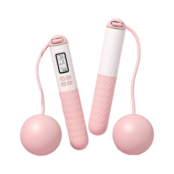 Fitness Skipping Rope with Counter Electronic Counting Jumping Rope Weighted Jump Rope Home Workout Equipment