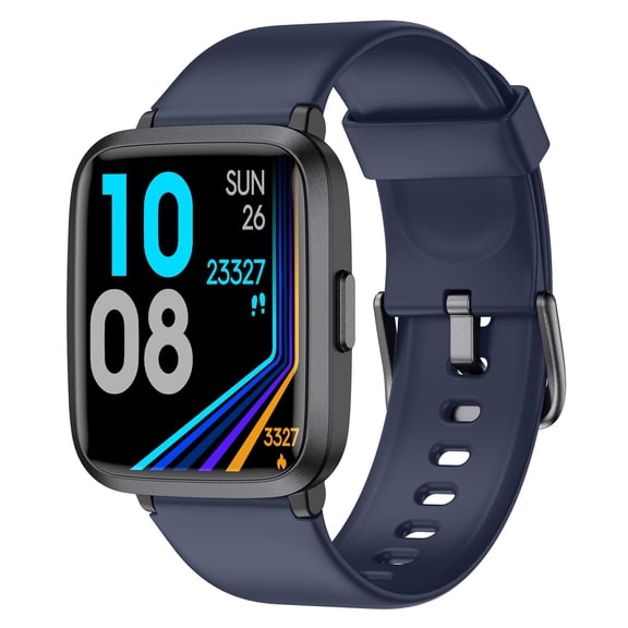 Fitness Smart Watches - Activity Trackers with Heart Rate Monitor, Pedometer, Sleep & Calories Tracking, 5ATM Waterproof, for Women and Men in Sports, Blue