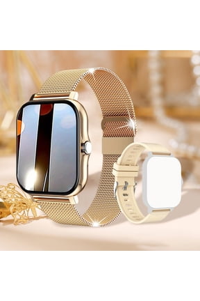 Fitness Smartwatch - IP68 Waterproof with Bluetooth Calling, 1.44-Inch Touch Screen, Double Strap Designed, for Active Lifestyles, Swim Training, and Business Casual Wear
