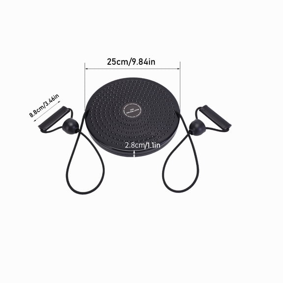 Fitness Spinner Exercise Disc Abdominal Core Trainer Waist Twisting Device Portable Home Gym Equipment with Steel Bearing System Multifunctional Workout Tool for Indoor Fitness