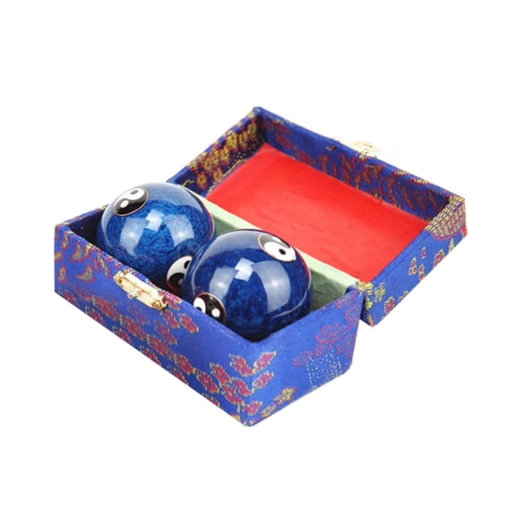 Fitness Stress Balls, Relaxation Toys, Hand Massager for Arthritis, Grip Strength Trainer, Chinese Baoding Balls for Hand Exercise, Self Massage, Daily Hand and Pain Relief,