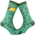 thumbnail image 1 of Fitness Taco Sock Funny Cute and Humor Sarcastic Graphic Cool Crazy Footwear (Green) - Mens (7-12), 1 of 7