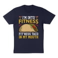 thumbnail image 1 of Fitness Taco in My Mouth Shirt Unisex 4X-Large Navy, 1 of 5