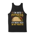 thumbnail image 1 of Fitness Taco in My Mouth Tank Top Unisex X-Small Black, 1 of 5