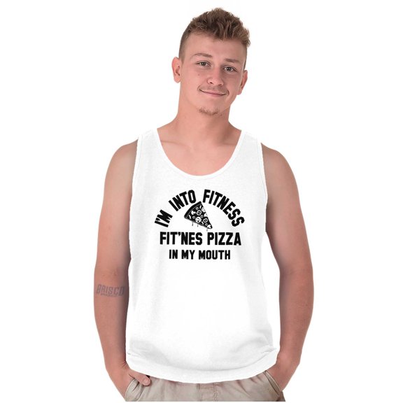 Fitness This Pizza Foodie Gym Workout Plus Size Graphic Tank Top Brisco Brands 3X