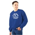 thumbnail image 1 of Fitness This Pizza Foodie Gym Workout Unisex Plus Size Sweatshirt Brisco Brands 4X, 1 of 6