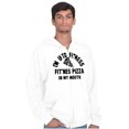 thumbnail image 1 of Fitness This Pizza Foodie Gym Workout Zip Up Hoodie Men's Women's Brisco Brands L, 1 of 6