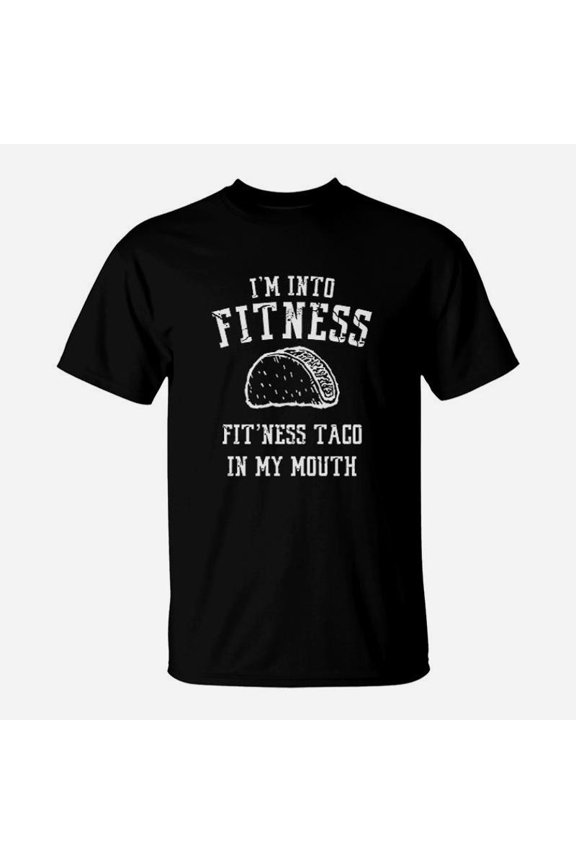 Fitness This Taco In My Mouth College Workout TShirt