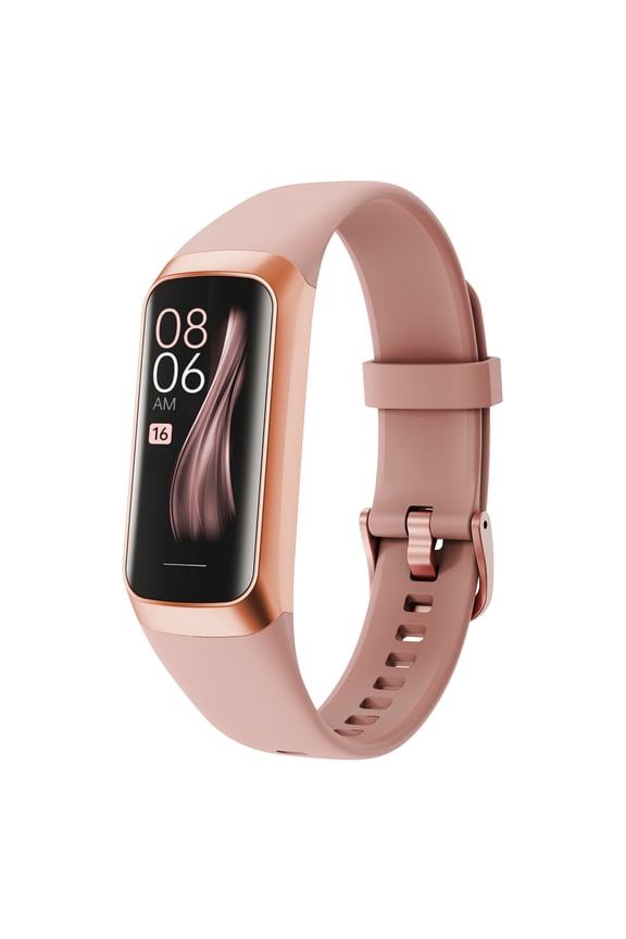 Fitness Tracker Activity Tracker with 1.1" Color Display Smart Watch for iOS Android,24/7 Heart Rate Monitor, Sleep Monitor, Waterproof Smartwatch Unisex,pink