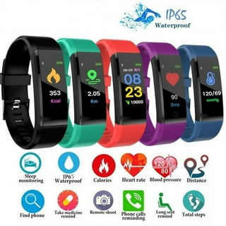 Fitness Tracker Heart Rate Blood Pressure Watch Blood Oxygen