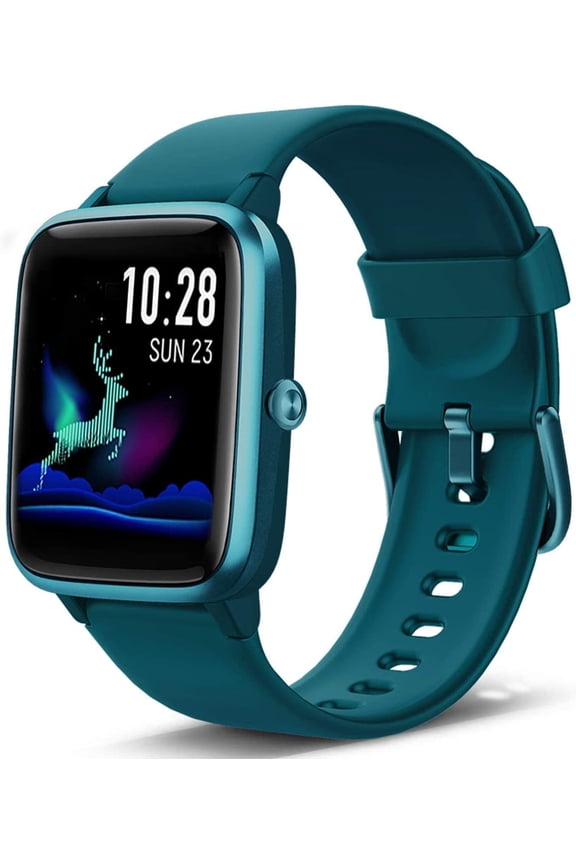 Fitness Tracker with Heart Rate Monitor, Smart Watch 1.3 inches Color Touch Screen IP68 Waterproof Step Calorie Counter Sleep Monitoring Pedometer Watches Activity Tracker for Women Men Kids