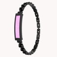 thumbnail image 1 of Fitness Tracker Smart Bracelet for Women Fitness Bracelet Smart Band with Sleep Tracker Heart Rate Monitor Step Counter for Android iOS Black Purple Chain, 1 of 7