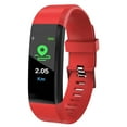 thumbnail image 1 of Fitness Tracker Smart Watch with Fitness and Wellness Tracking, Step Calorie Counter, Nfc Control Multifunction Hd Rectangular Screen Smart Watches Gifts(Red), 1 of 8