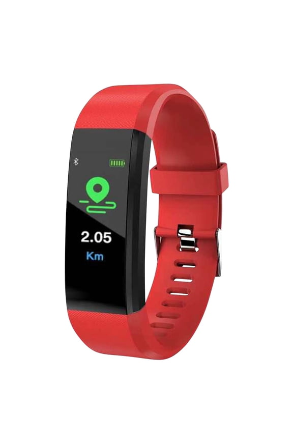 Fitness Tracker Smart Watch with Fitness and Wellness Tracking, Step Calorie Counter, Nfc Control Multifunction Hd Rectangular Screen Smart Watches Gifts(Red)