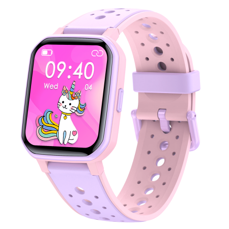 Fitness Tracker Smart Watch for Kids, 1.54'' Smartwatch with Puzzle Games, Pedometer, Heart Rate, Sleep Monitor, Alarm Clock, Calorie Step Counter, Birthday Girls for Girls Boys 6-14