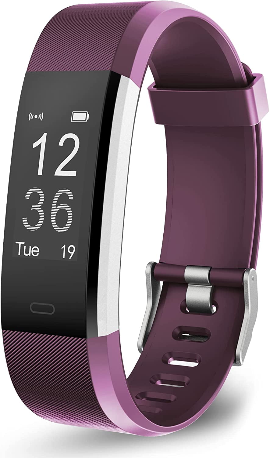 Fitness band with outlet stopwatch