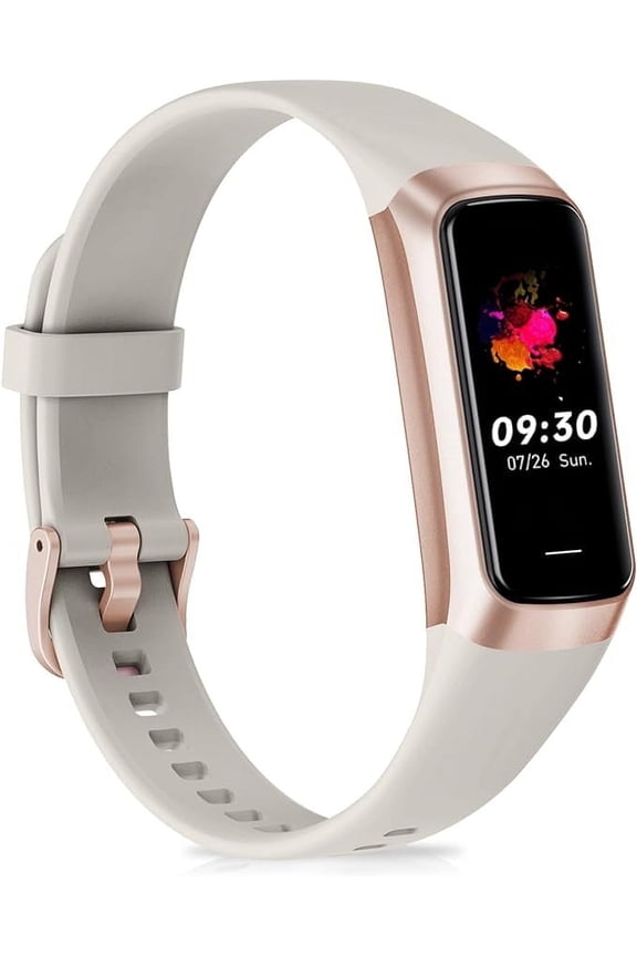 Fitness Tracker,Step Tracker with 1.1 Inch (Approx. 2.8 cm) AMOLED Screen,Pedometer,Heart Rate Sleep Tracking,Calorie Pedometer Watch for Android Phone iPhone Women Men