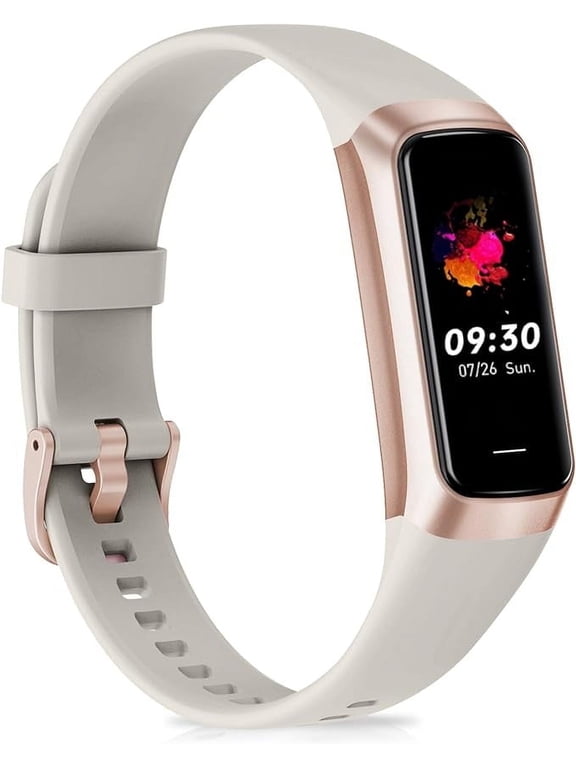 Fitness Tracker,Step Tracker with 1.1 Inch (Approx. 2.8 cm) AMOLED Screen,Pedometer,Heart Rate Sleep Tracking,Calorie Pedometer Watch for Android Phone iPhone Women Men