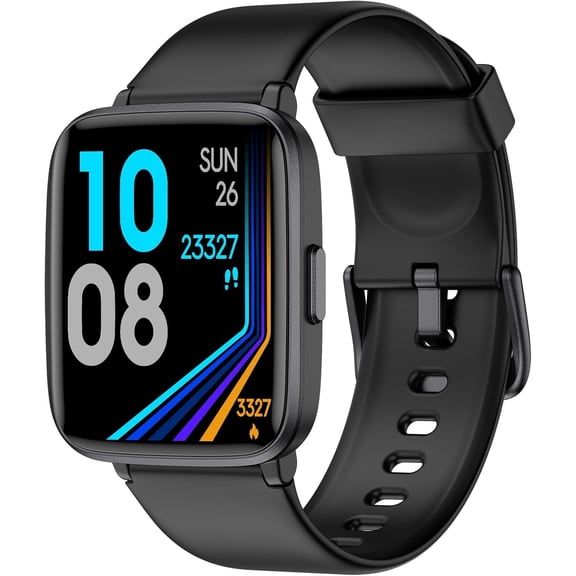 Fitness Tracker Watch with Heart Rate Monitor Activity Tracker with Pedometer Sleep Monitor Calories & Step Counter IP68 Waterproof Smart Watches for Women Men Fitness Watch for Sports