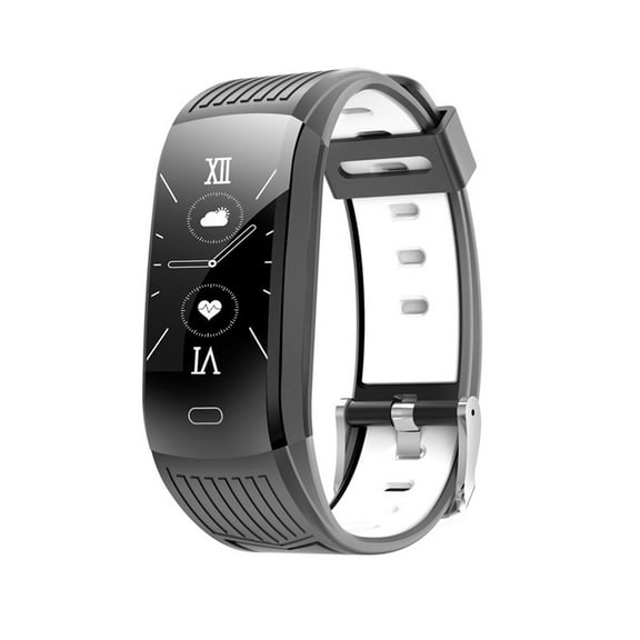 Fitness Tracker with Sleep Monitor, 0.96'' Activity Tracker with Step and Calories Counter, Waterproof Fitness Watch for Women Men-Black