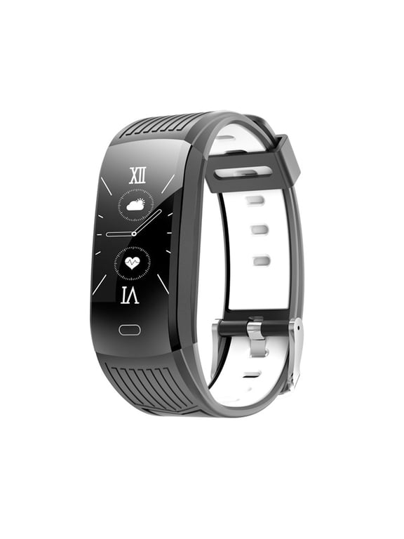 Fitness Tracker with Sleep Monitor, 0.96'' Activity Tracker with Step and Calories Counter, Waterproof Fitness Watch for Women Men-Black