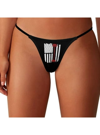 CBGELRT Underwear Women Lingerie USA Flag Print Women's Panties