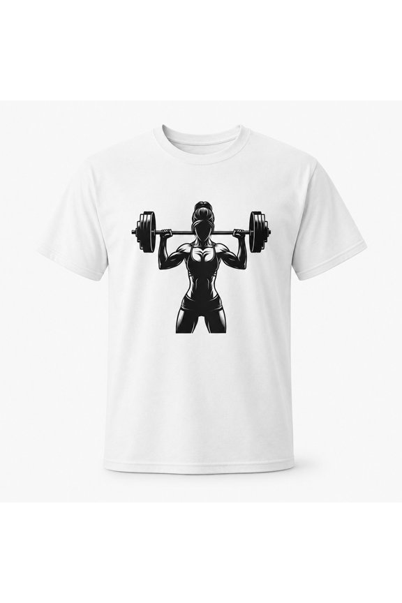 Fitness Weightlifting Graphic T-Shirt, Unisex Classic Fit Cotton Tee