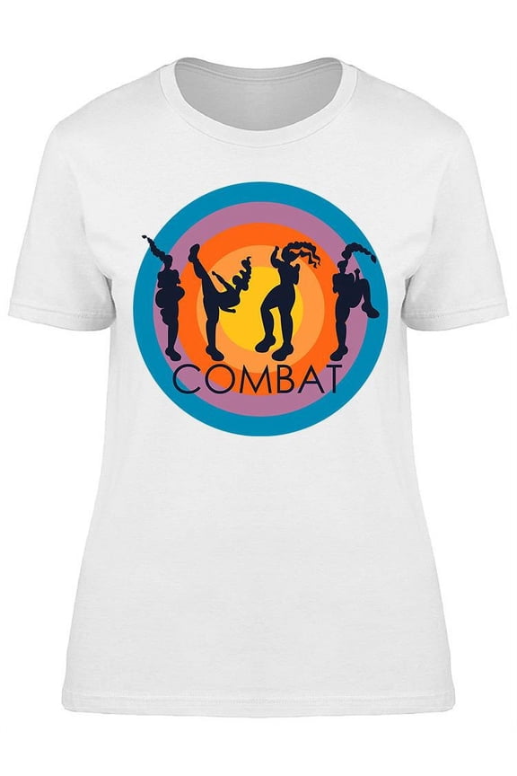 Fitness Woman Combat T-Shirt Women -Image by Shutterstock, Female Small