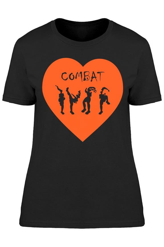 Fitness Woman Love Combat T-Shirt Women -Image by Shutterstock, Female x-Large