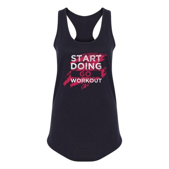 Fitness Workout Motivation Quote Tank Women -Image by Shutterstock, Female x-Large