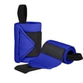 thumbnail image 1 of Fitness Wrist Wraps for Weight Lifting Padded Thumb Brace Gym Straps Cross Training Power Hand Support Bar Wristband for Strength Exercise, Blue, 1 of 3