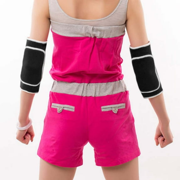 Fitness & Yoga Comfort Pair Of Elbow Pads With Thickened Spongy Pads & Breathable Design Non Arm Support Wrap For Weight Lifting Tennis Dance 1pc