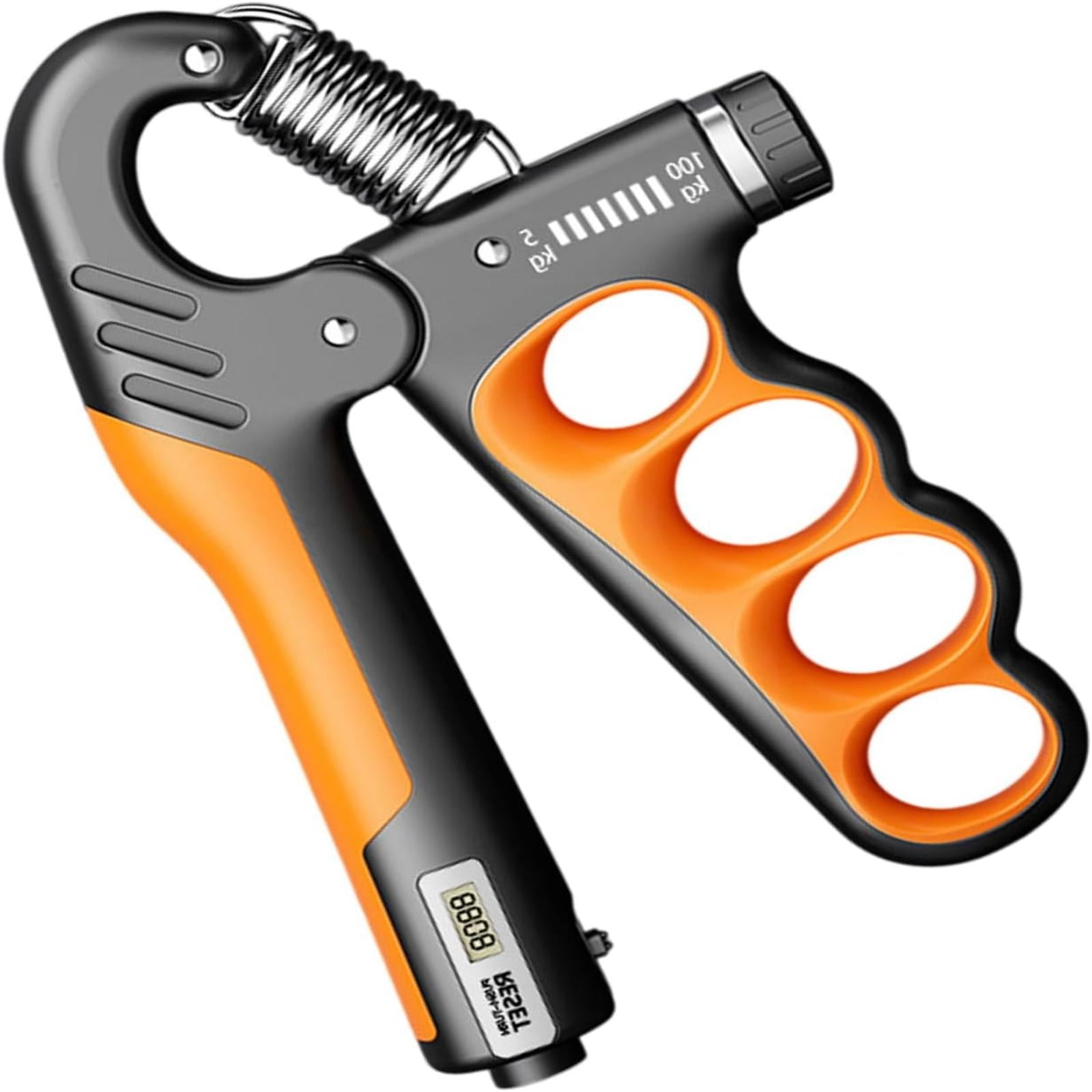 Fitness & Yoga Grip Strength Trainer for Adults – Adjustable Hand Strengthener with Electronic Count Forearm Exerciser 220LB/100KG Capacity 2025 Model