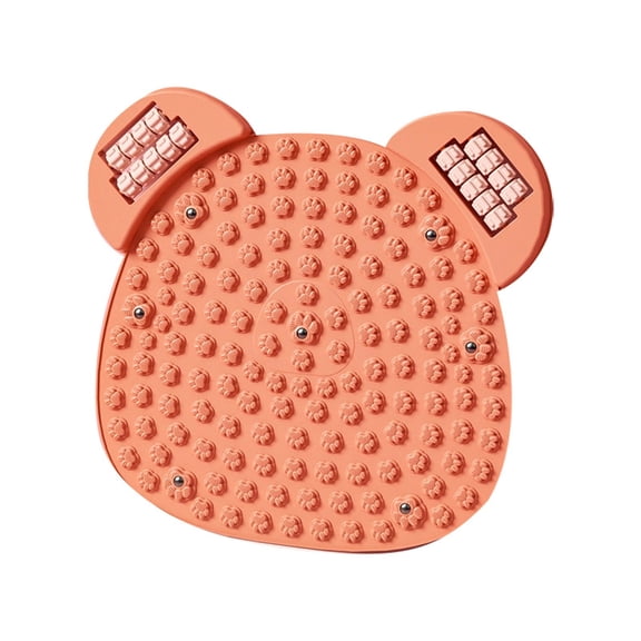 Fitness & Yoga Massage Mat for Stress and Fatigue Countermeasures Featuring Cute Head-Shaped Acupressure Mat for Indoor Outdoor Use