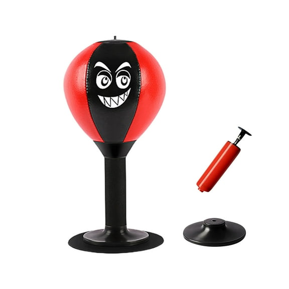 Desktop Punching Bag for Boxing Training Stress Fitness Speed Suction Cup Base for Adults and Kids