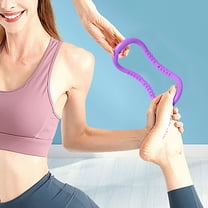 Fitness and Yoga - Yoga Stretch Resistance Ring for Bodybuilding Workout Tools with Non- Handles and Massage Point Design