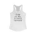 thumbnail image 1 of Fitness trainer Wife Girlfriend Tank Top Gifts Shirt Womens Sleeveless, 1 of 2