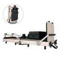 thumbnail image 1 of Fitop Pilates Reformer, 93" Maple Pilates Machine Bed, Studio-Level Yoga and Strength Training Equipment Black, 1 of 11