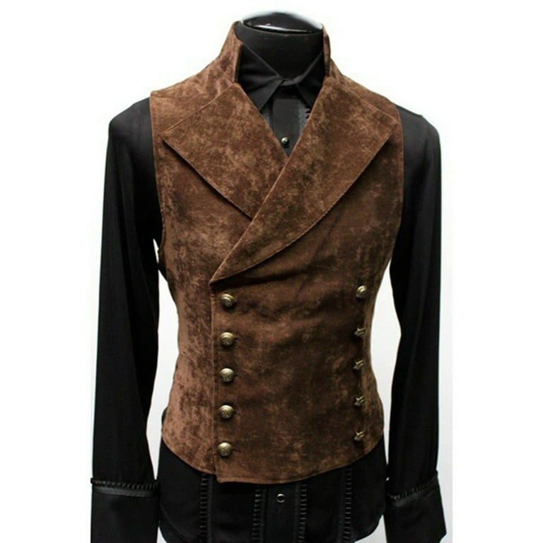 Mens store suede waistcoat