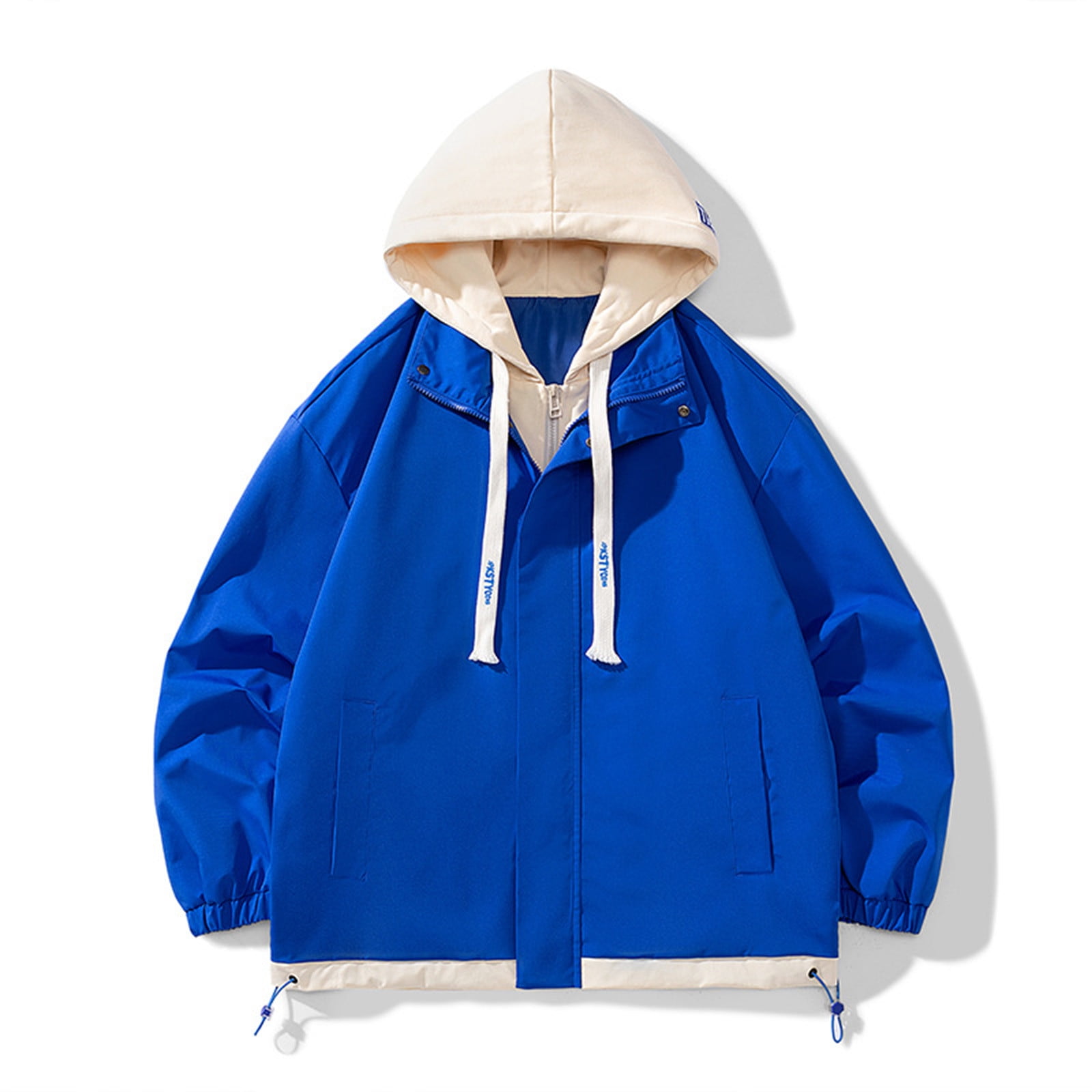 Fitoron Womens Rain Jacket with Hood Preppy Sports Anorak Windproof