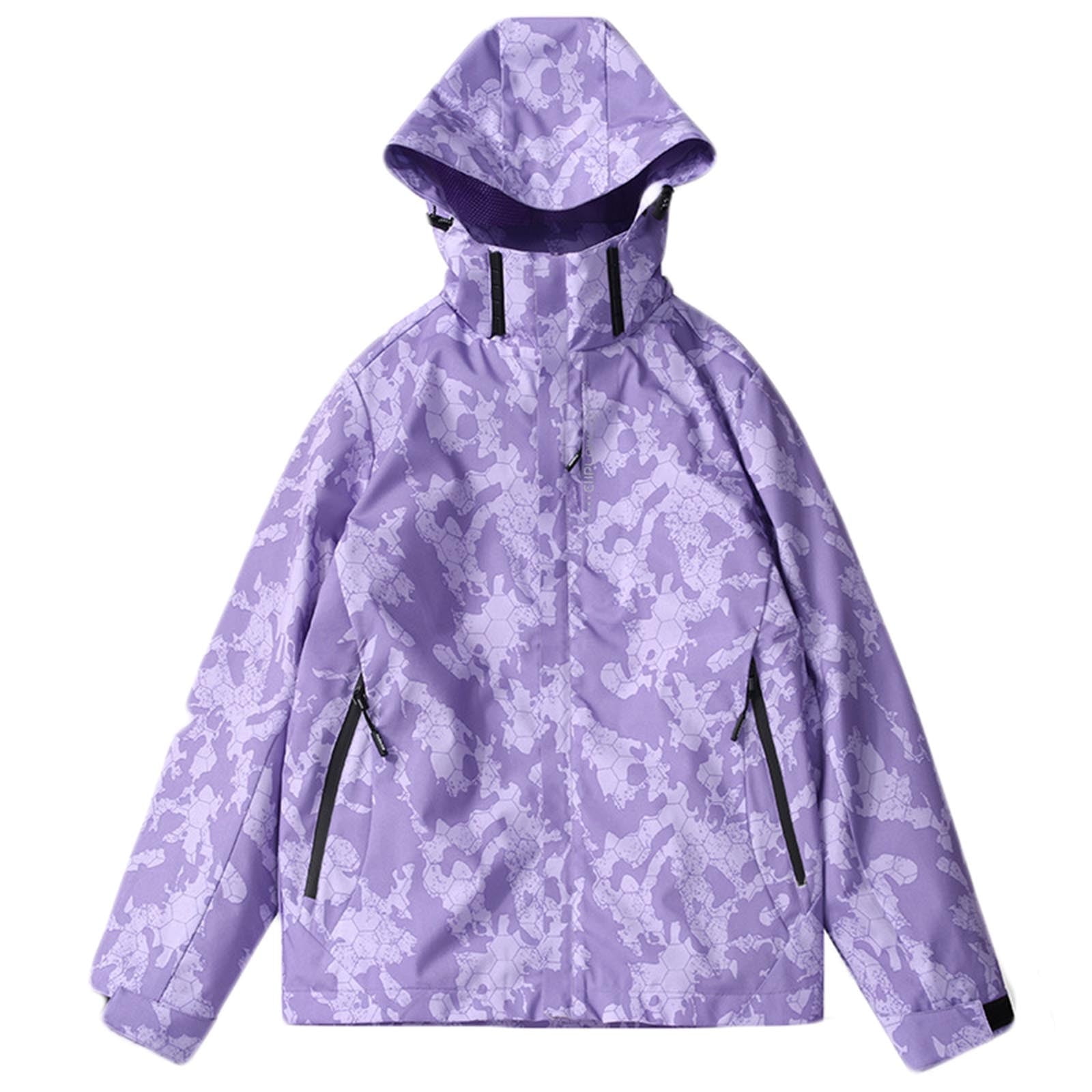 Fitoron Womens Rain Jacket with Hood Trendy Waterproof Windproof Anorak